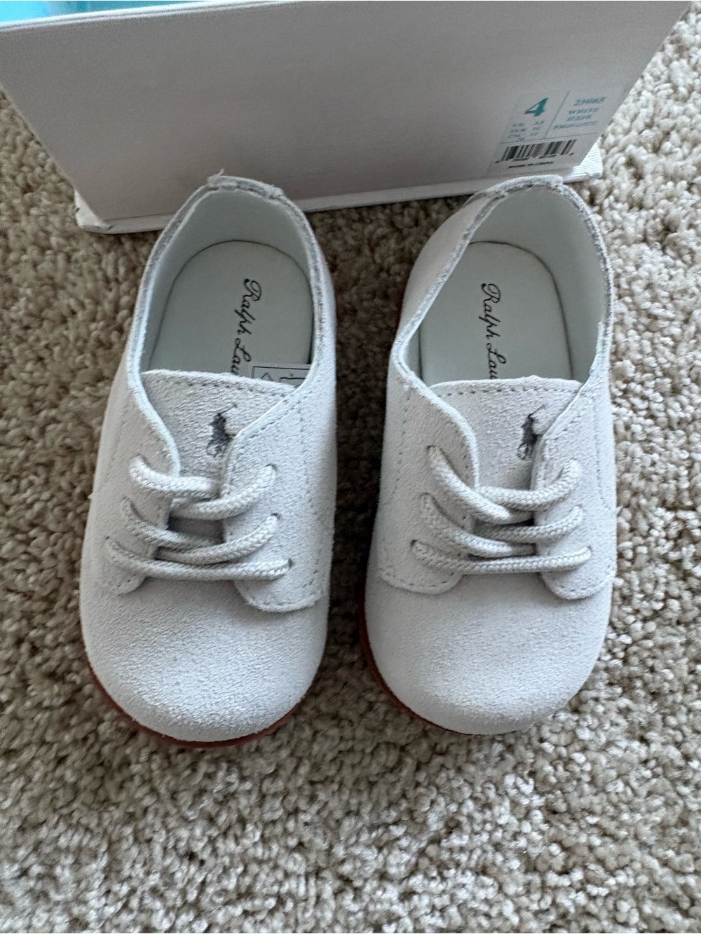 Ralph Lauren Suede Lace-Up Kids Shoes